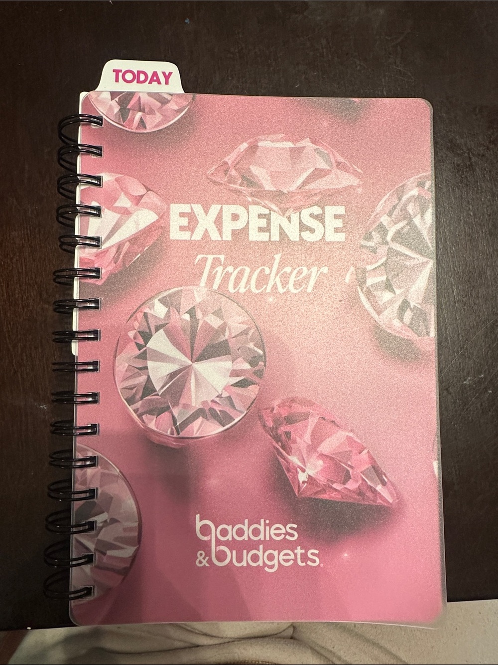 Pink Expense Tracker Notebook